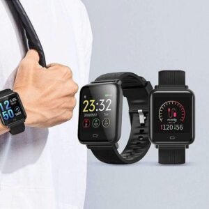 Relógio de pulso inteligente Q9 Pressão 2 Pulseiras 64K