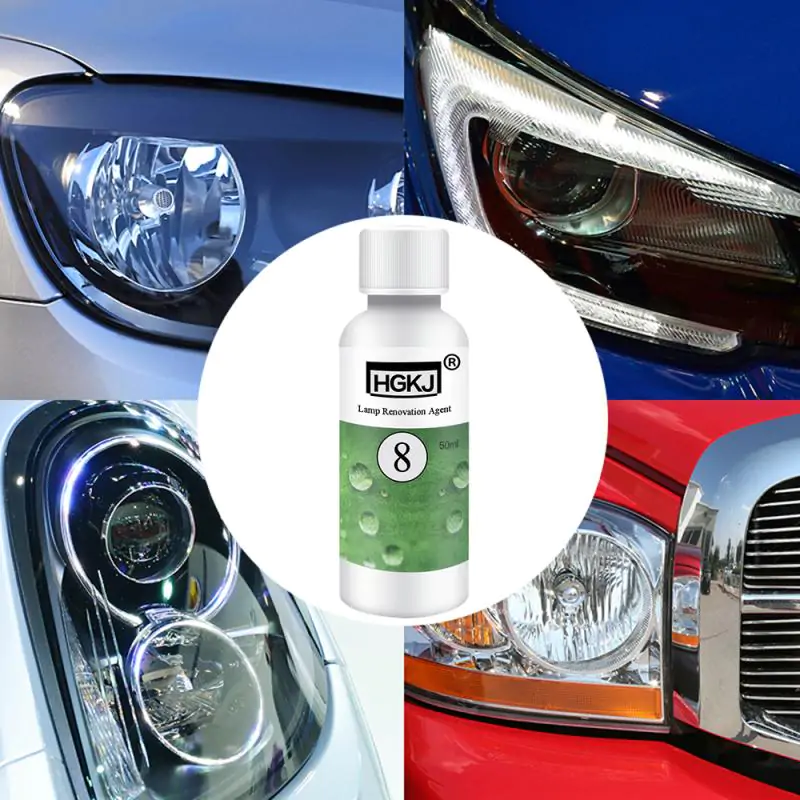 HGKJ 8 reparação de farol de automóvel 50ML - Imagem 5