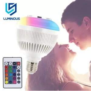 Lâmpada Caixa de Som 3W Bluetooth Led RGB - Imagem 4