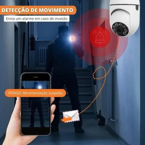 Câmera e lâmpada Wifi Full Hd Visão Noturna Yoosee IP Câmera e lâmpada Wifi Full Hd Visão Noturna Yoosee IP